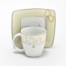 Zestaw kawowo-śniadaniowy Victoria (3 elementy) &quot;dekoracja ślubna&quot;